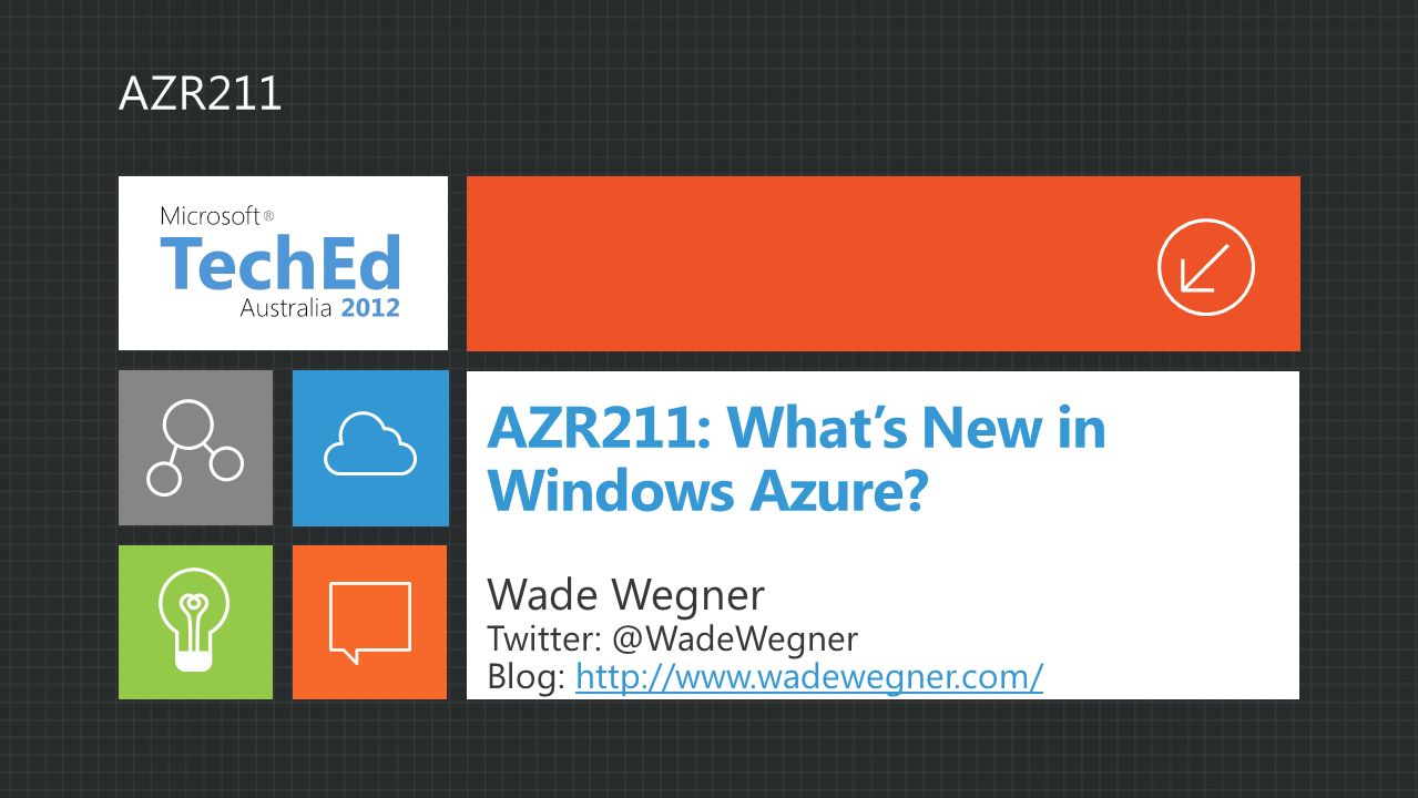 AZR211: What’s New in Windows Azure.