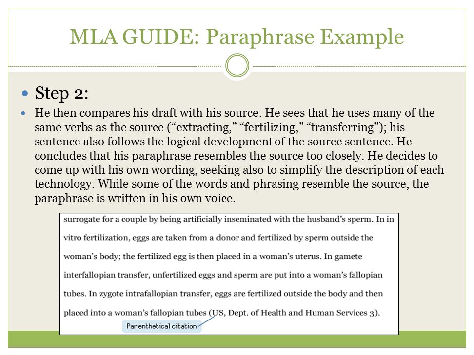 Paraphrasing In An Essay