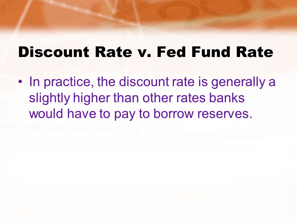 Discount Rate v.