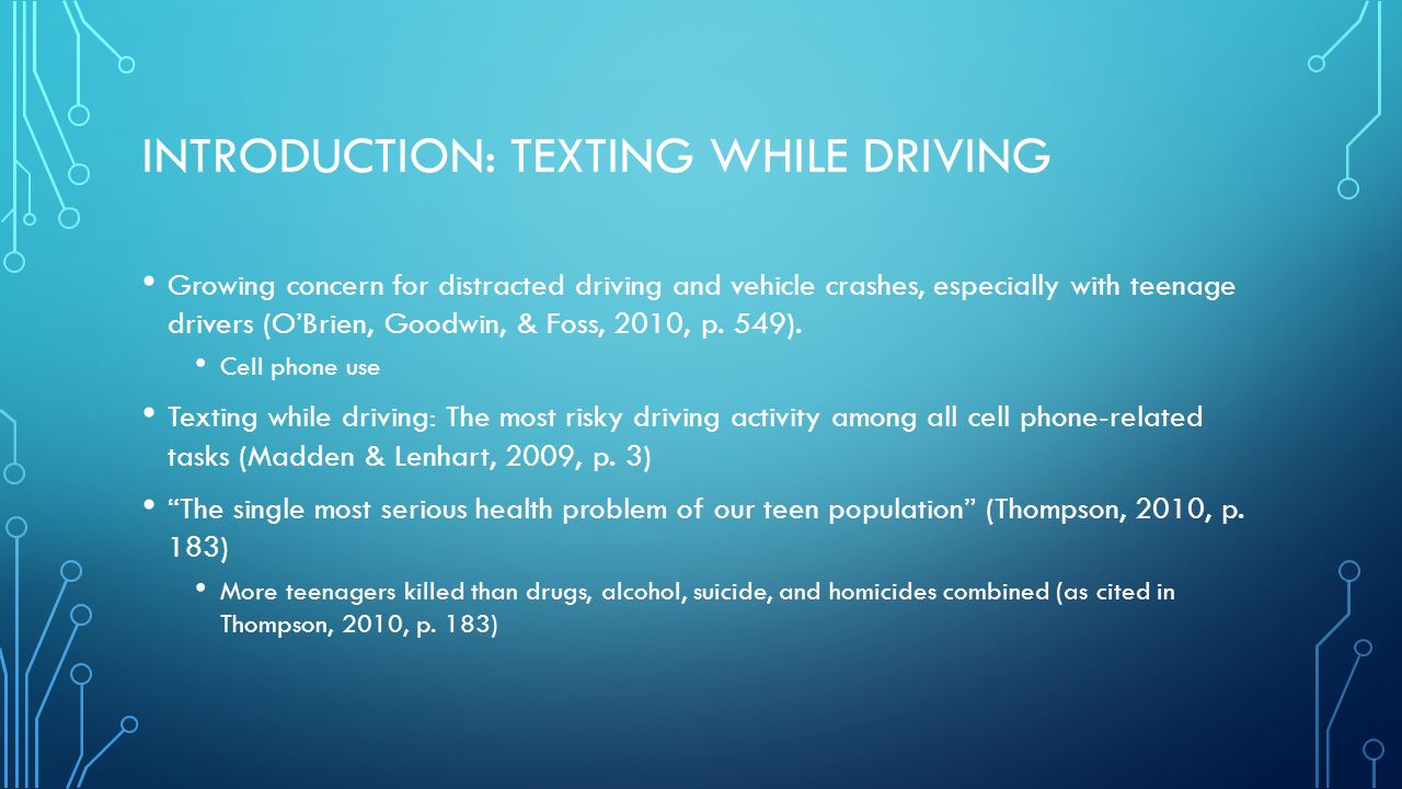 cell phone use while driving persuasive essay