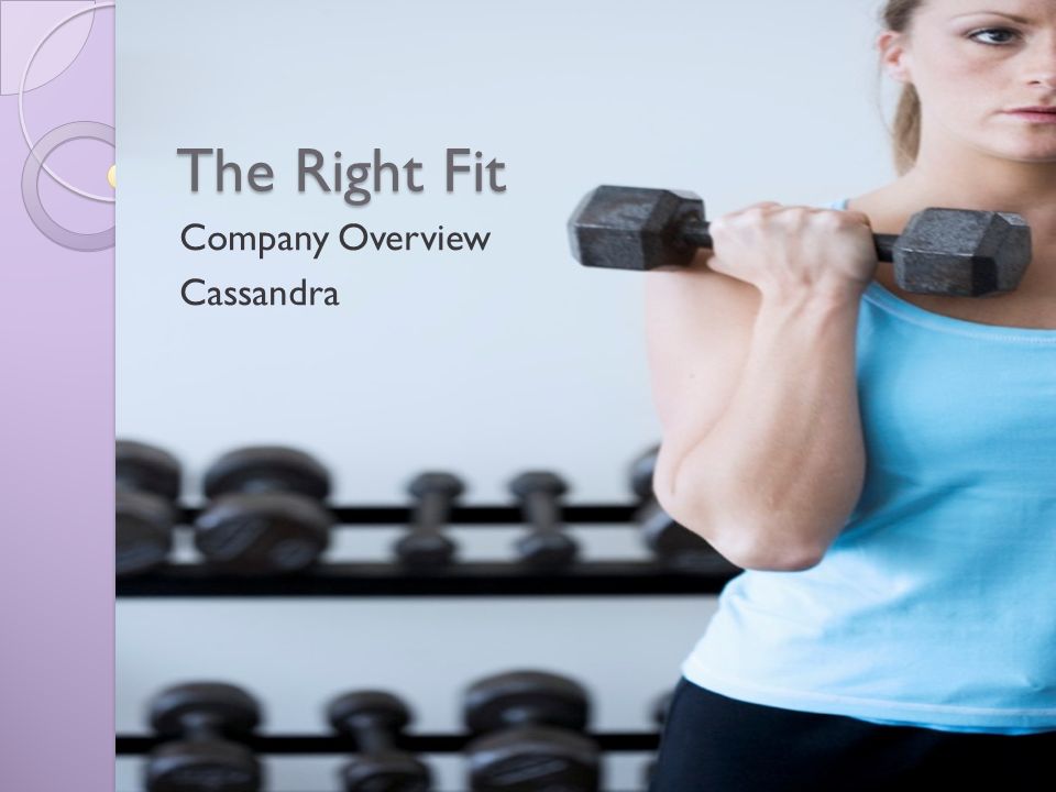 The Right Fit Company Overview Cassandra