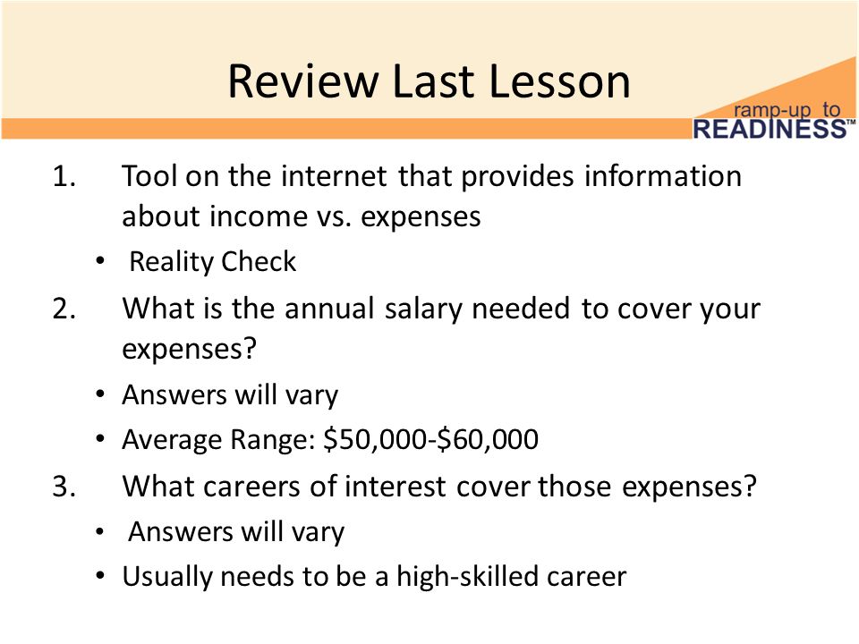 income vs expense