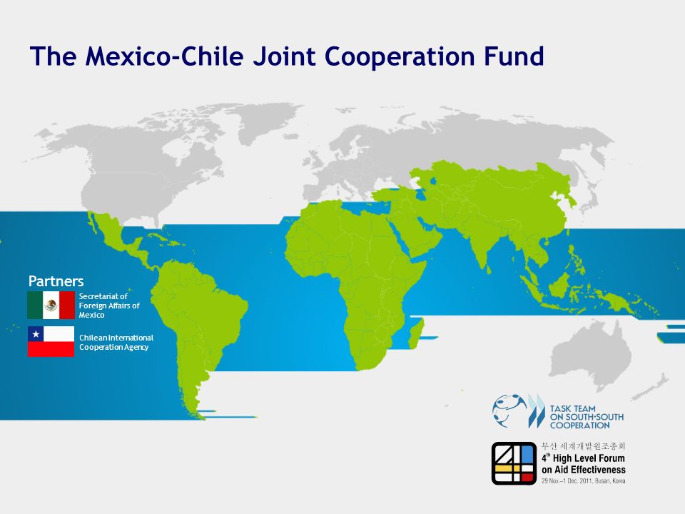 The Mexico-Chile Joint Cooperation Fund Partners Secretariat of Foreign Affairs of Mexico Chilean International Cooperation Agency