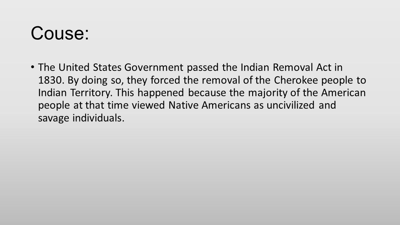 the treachery hidden in passing of the removal act of 1830 the treachery hidden in passing of the removal act of 1830