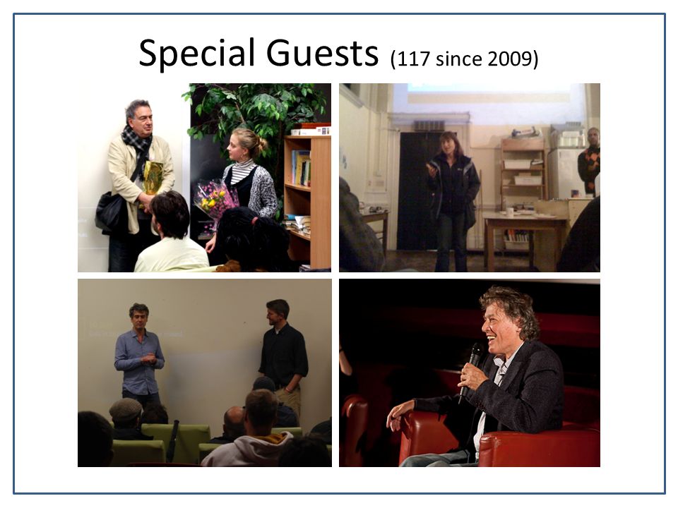 Special Guests (117 since 2009)