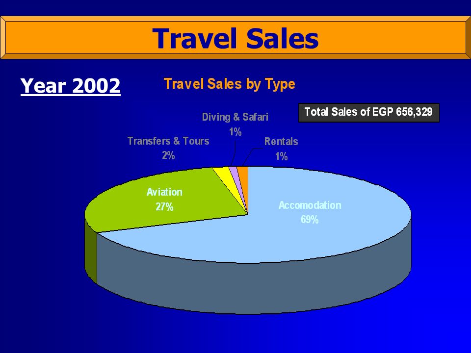 Travel Sales Year 2002
