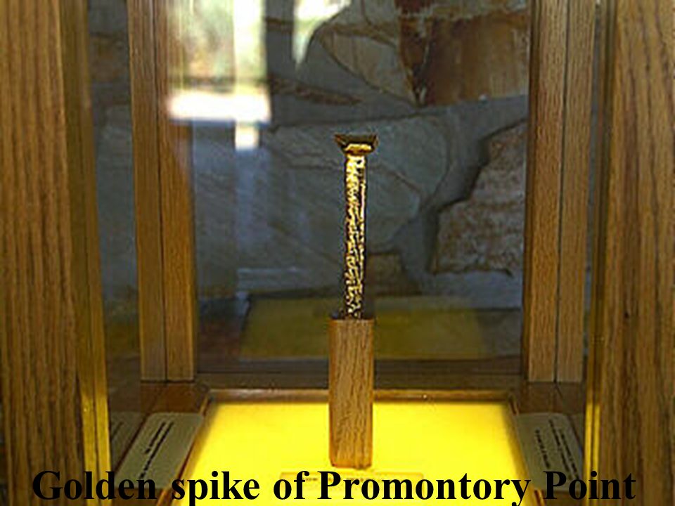 Golden spike of Promontory Point