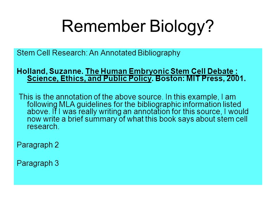 Annotated Bibliography Book Mla