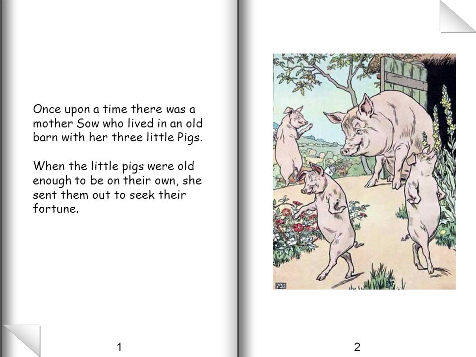 The Three Little Pigs Illustrated by L. Leslie Brooke 1916