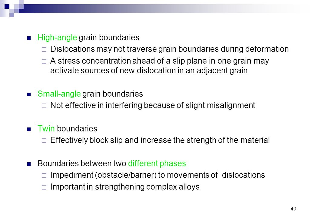 Chapter 7 Dislocation And Strengthening Mechanism Ppt Download 40