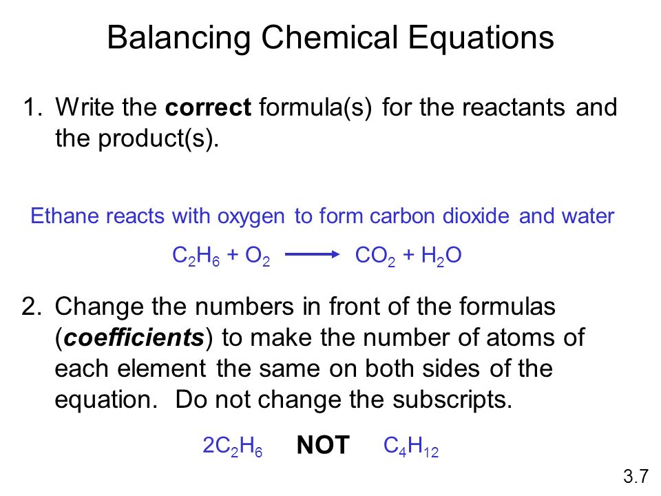 Equation For Oxygen Talkchannels Chapter 3 Stoichiometry Calculations With Chemical Formulas And