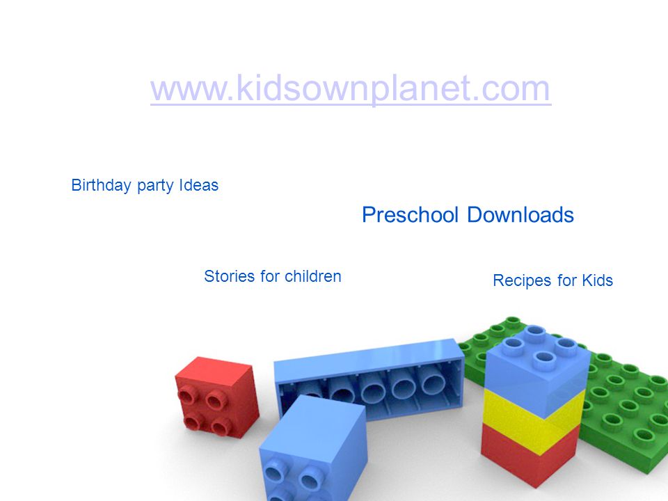 Recipes for Kids Birthday party Ideas   Stories for children Preschool Downloads