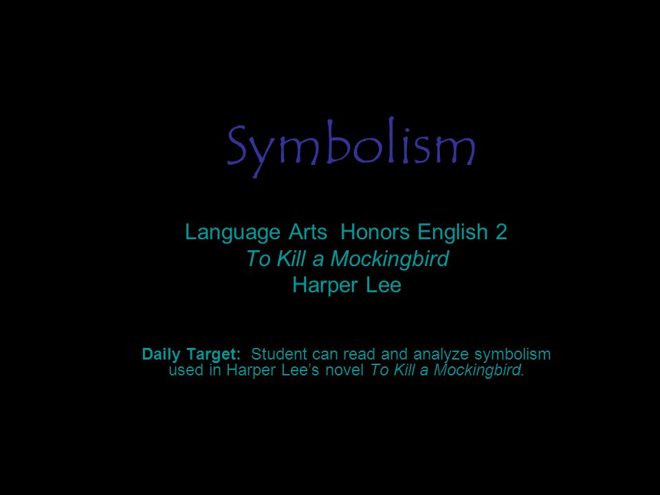 an analysis of symbolism in to kill a mockingbird by harper lee an analysis of symbolism in to kill a mockingbird by harper lee