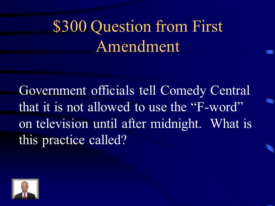 $200 Answer from First Amendment symbolic