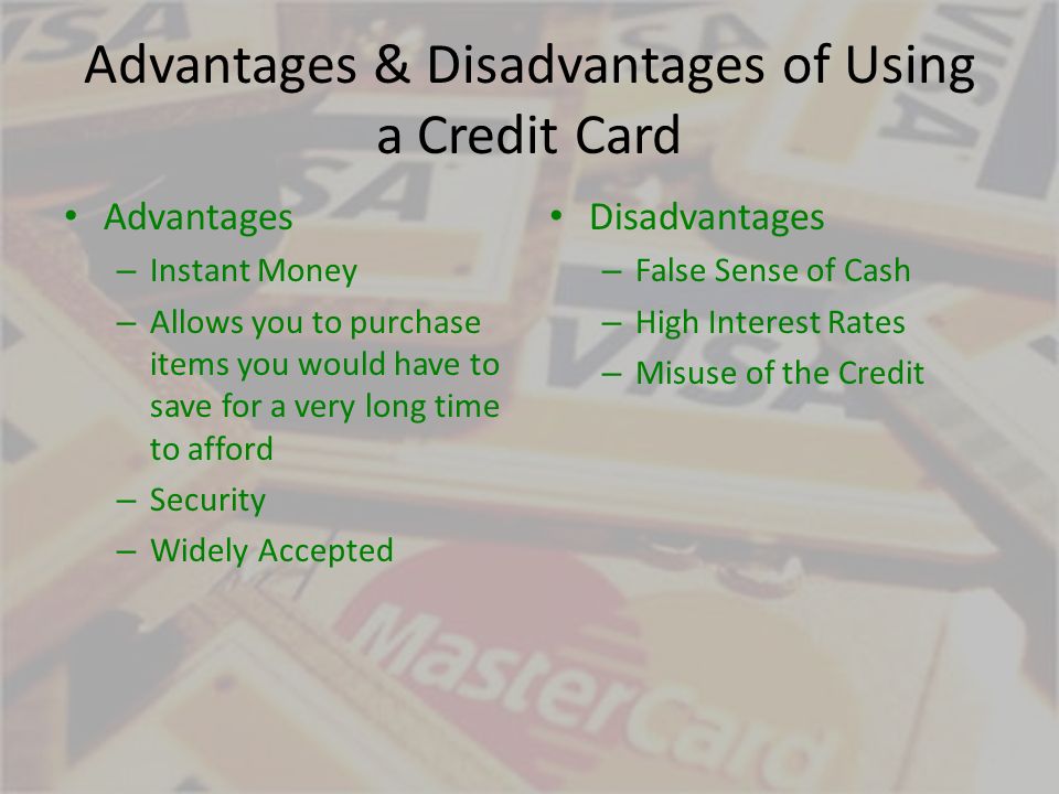 Credit Is The Ability To Borrow Money Based On An 6 Advantages Disadvantages