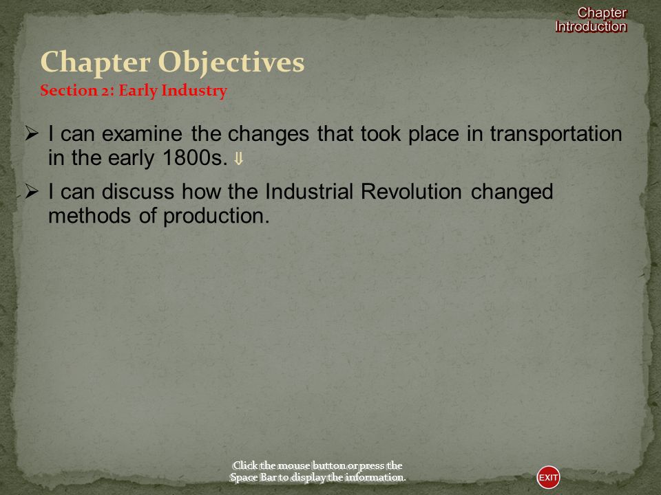 Section 2-Early Industry