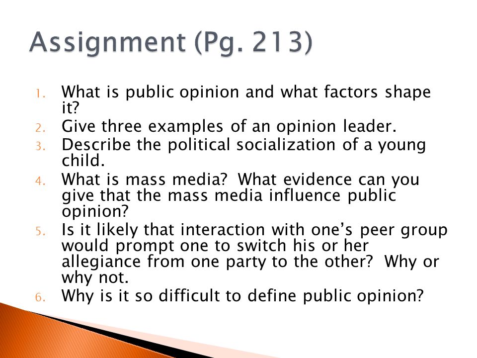 political socialization factors political socialization factors