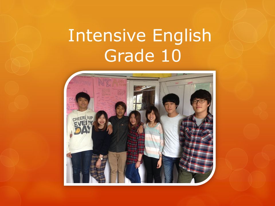 Intensive English Grade 10