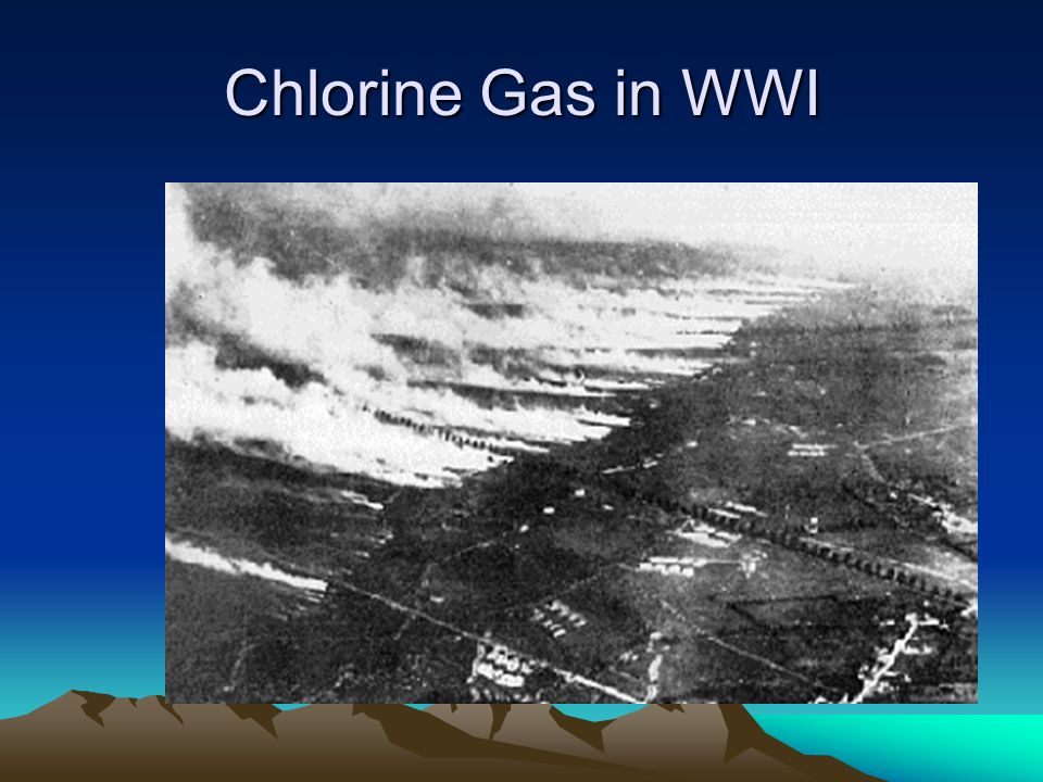Chlorine Gas in WWI