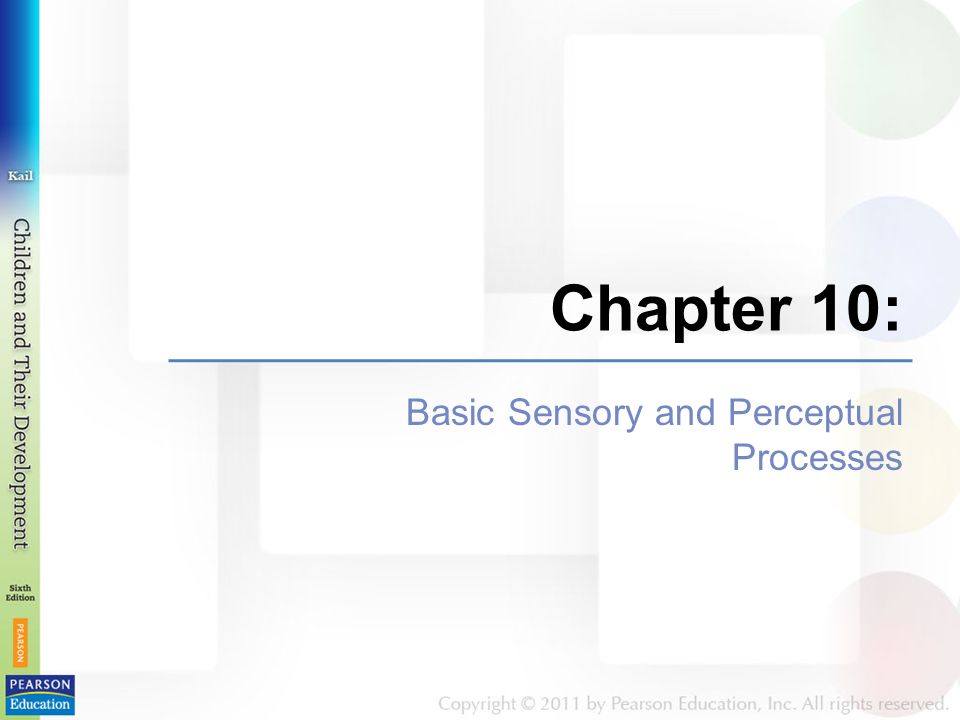 Chapter 10: Basic Sensory and Perceptual Processes