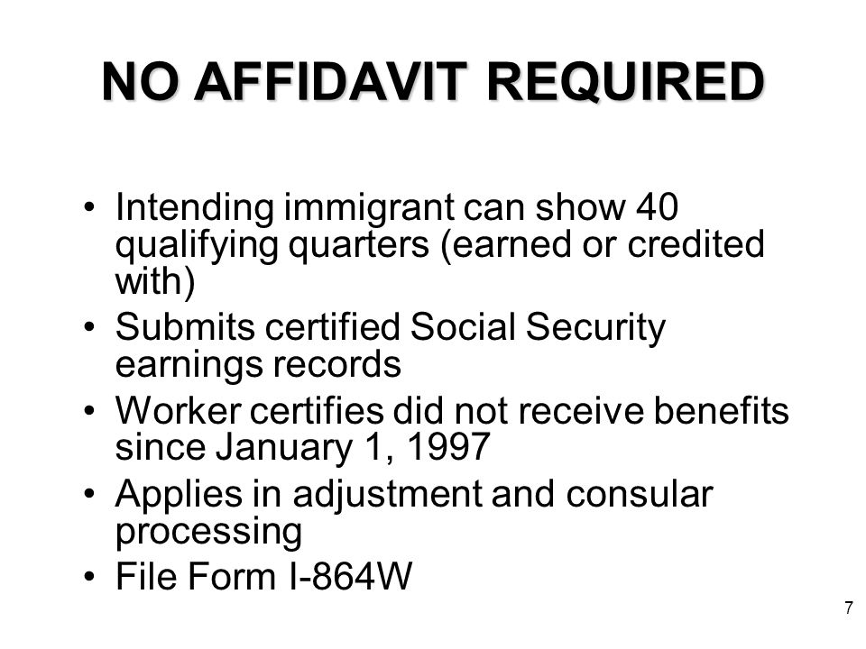 affidavits of support public charge ground of inadmissibility form i 864w