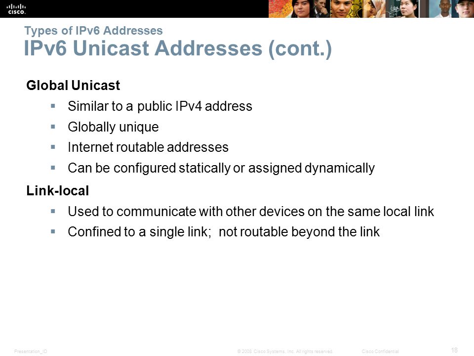 Presentation_ID 18 © 2008 Cisco Systems, Inc.