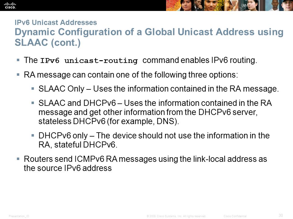 Presentation_ID 30 © 2008 Cisco Systems, Inc.