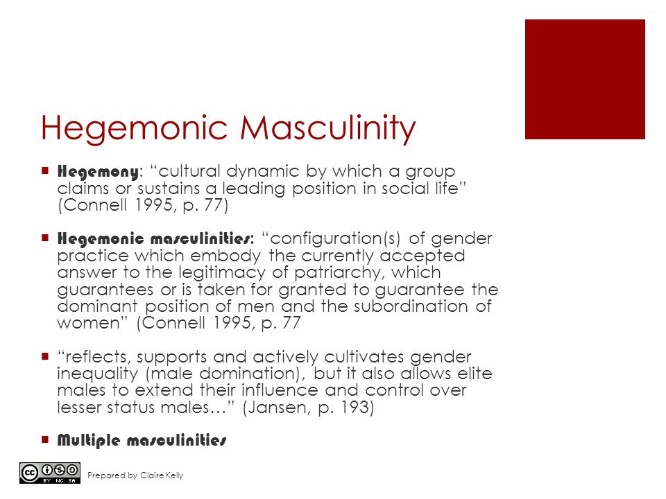 constructing femininity masculinity diversity literacy week 4 hegemonic masculinity