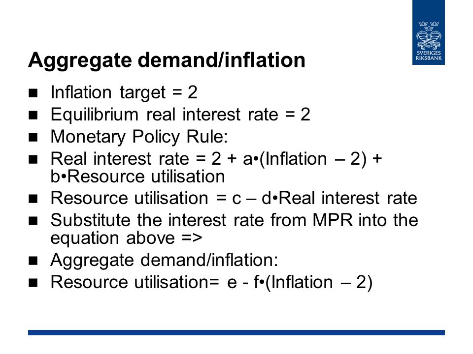 The Global Financial Crisis And Great Recession Causes 31 Aggregate Demand Inflation Target 2 Equilibrium Real Interest Rate