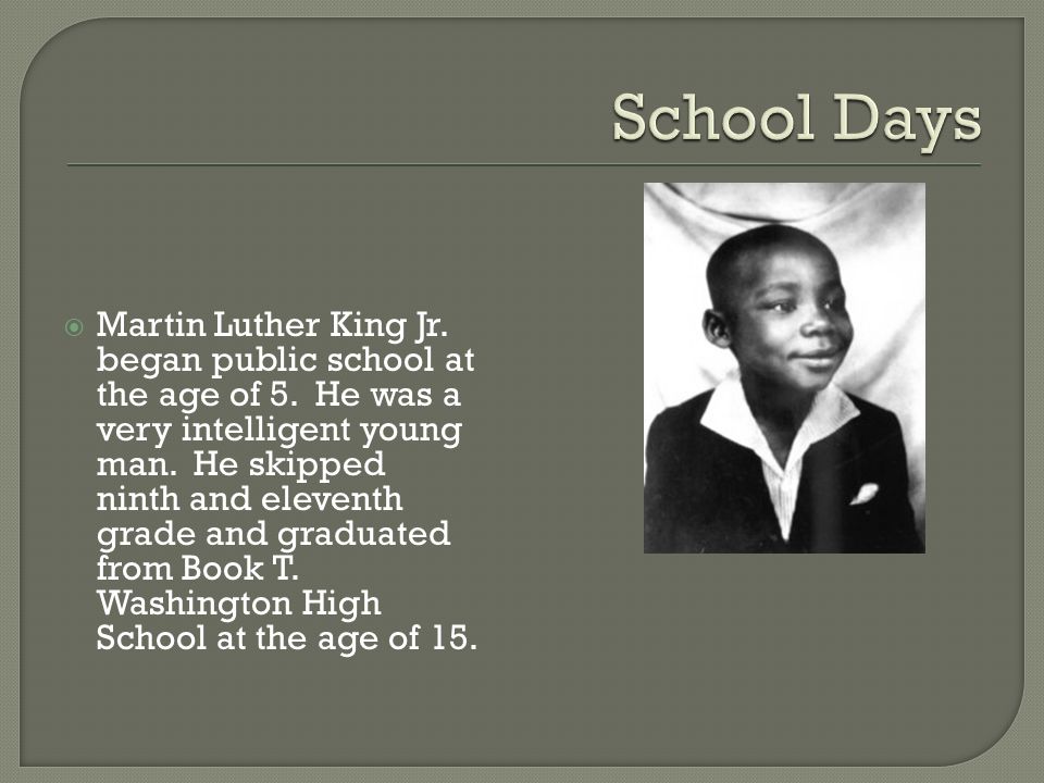 racial discrimination experienced by martin luther king jr Martin luther king, jr’ legacy american clergyman and civil rights leader martin luther king was born on january 15, 1929 in atlanta his great-grandparents were. racial discrimination experienced by martin luther king jr Martin luther king, jr’ legacy american clergyman and civil rights leader martin luther king was born on january 15, 1929 in atlanta his great-grandparents were.