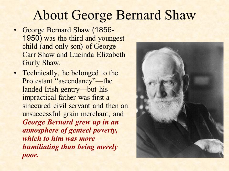 George Bernard Shaw Essays