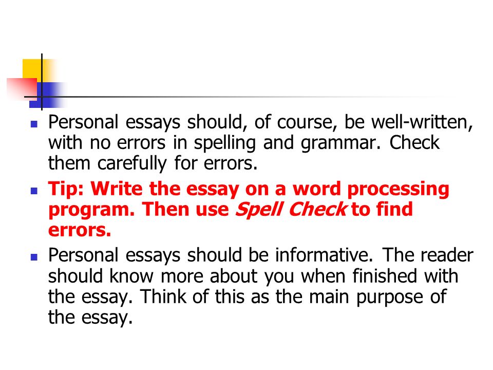 tips on how to write an essay