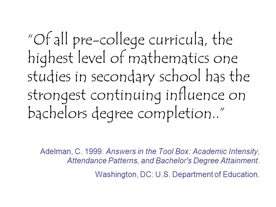 highest degree in college
