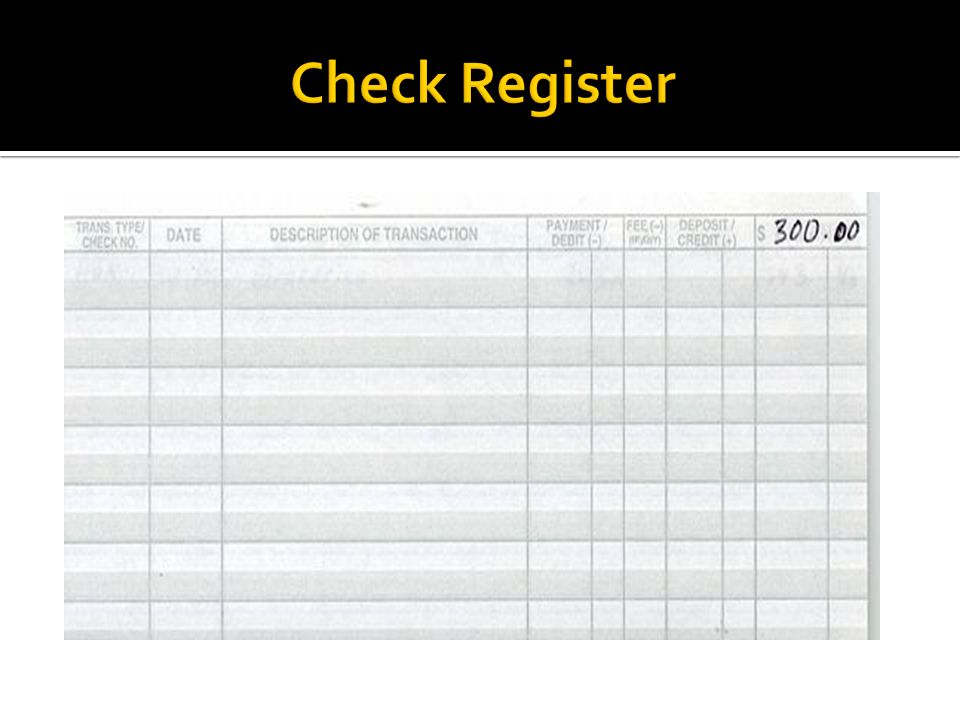 check register online