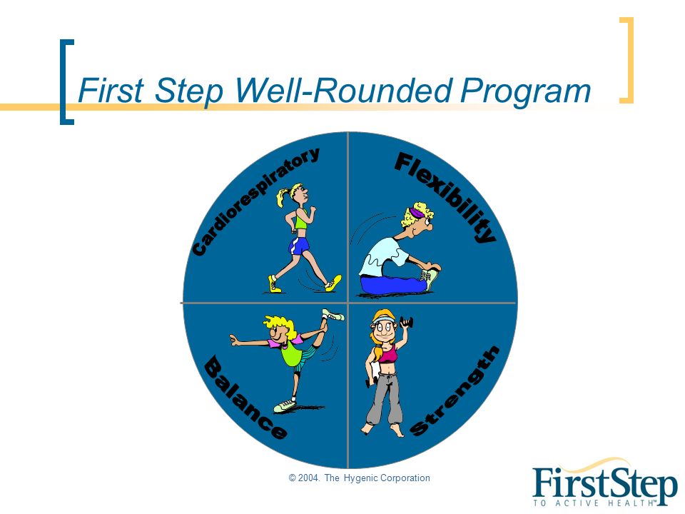 © The Hygenic Corporation First Step Well-Rounded Program