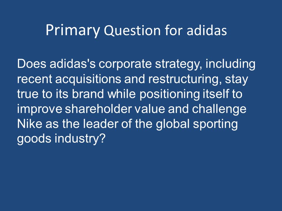adidas study case essay adidas study case essay
