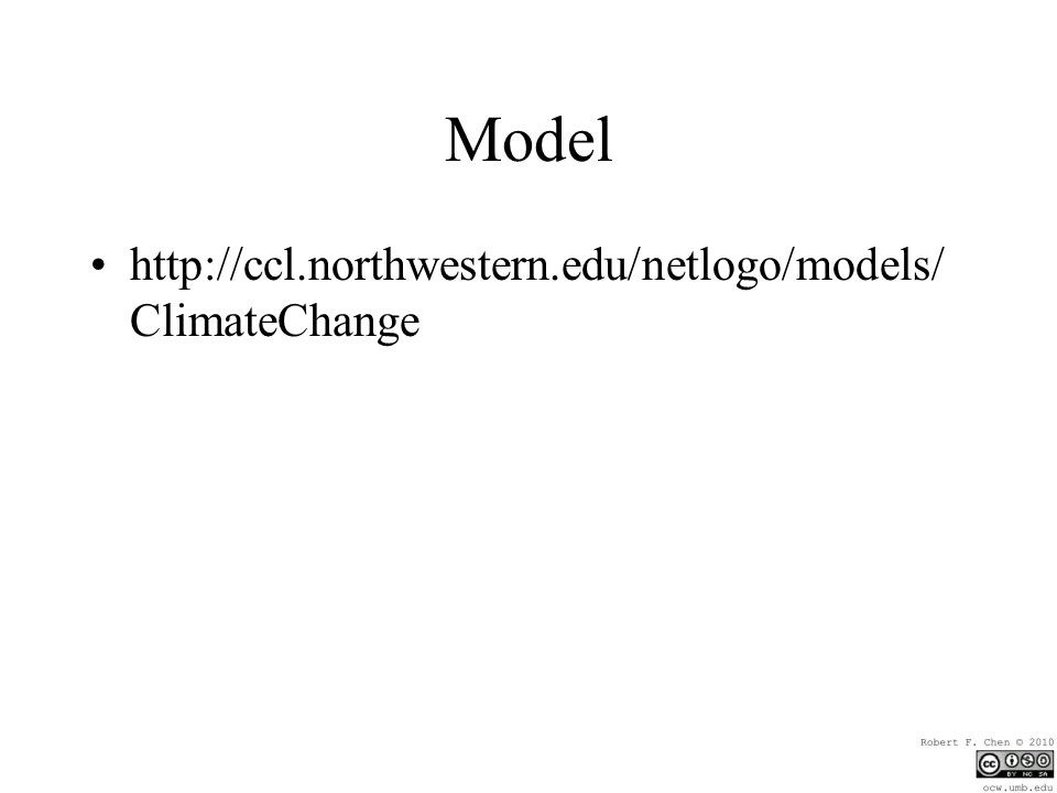 Model   ClimateChange