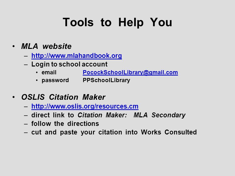inquiry phase 4 creating works consulted mla 7 th ed a slic works consulted generator