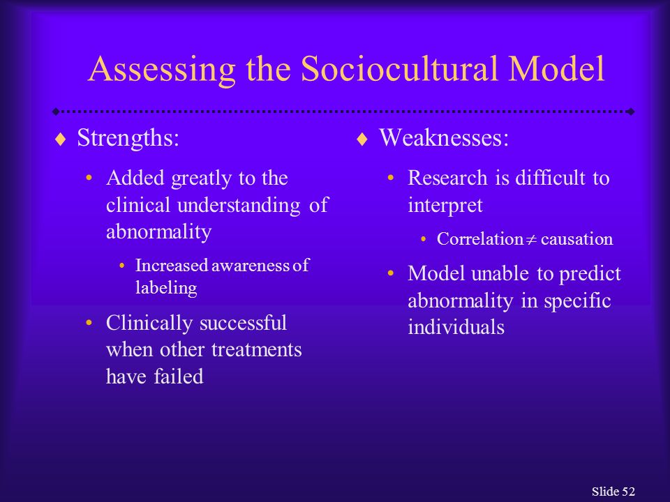the models of abnormality the models of abnormality