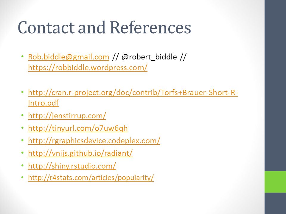 Contact and References // Intro.pdf   Intro.pdf