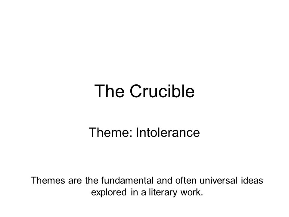 intolerance from the crucible essay intolerance from the crucible essay