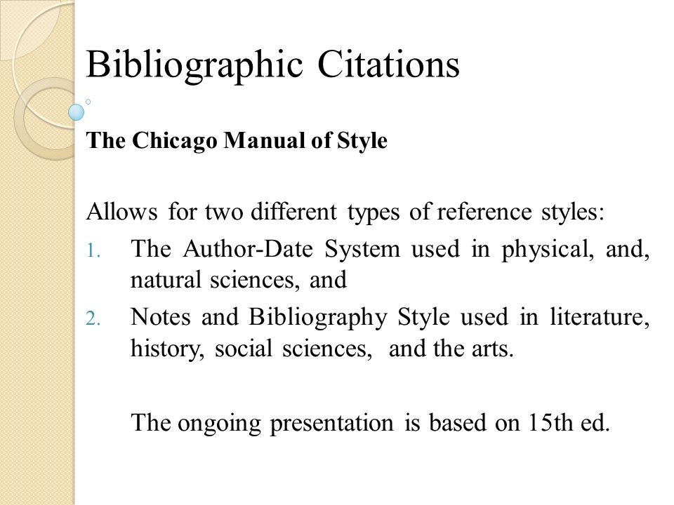 Chicago manual of style dissertation