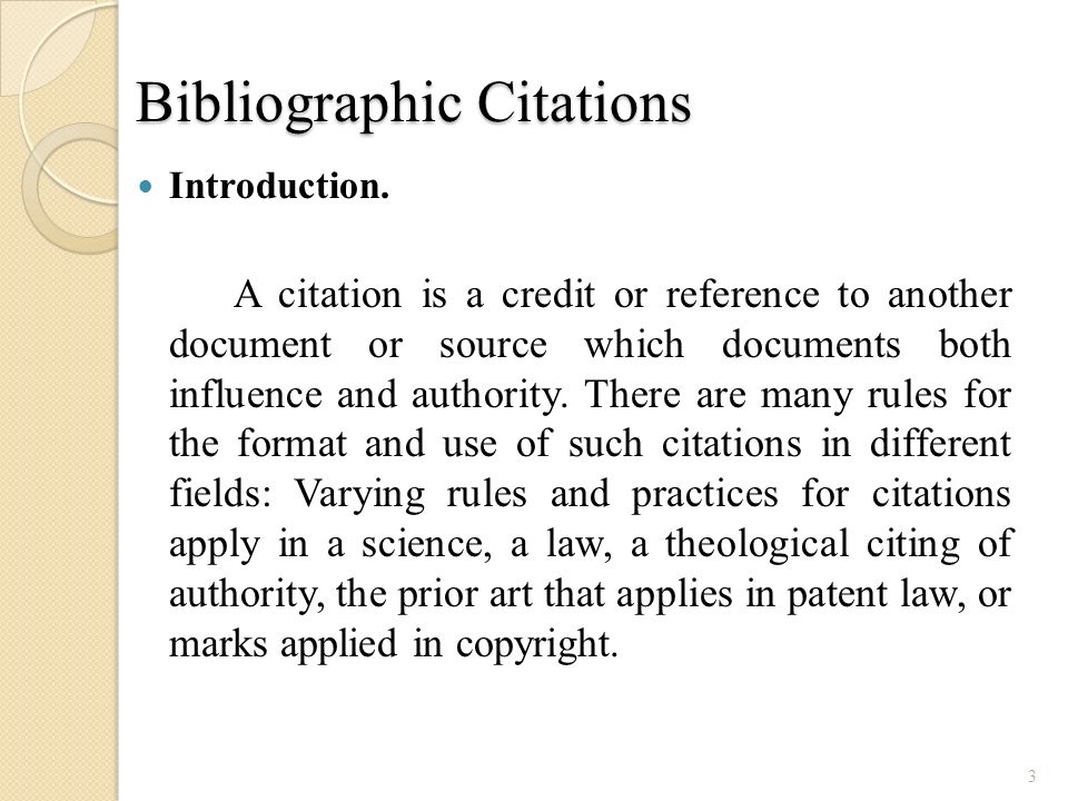 Citation Dissertation