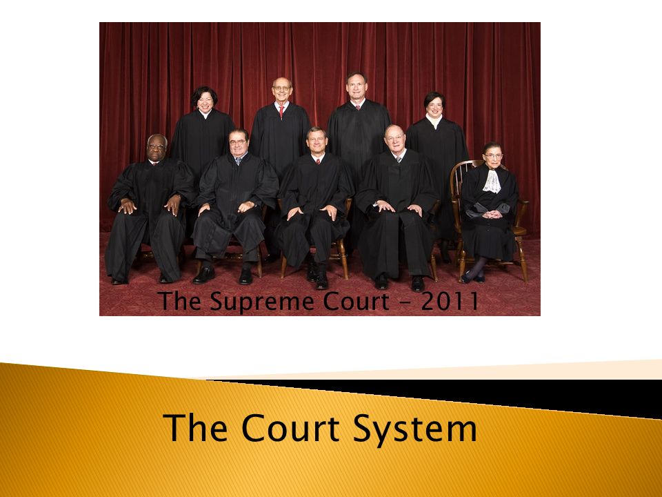 The Supreme Court The Court System
