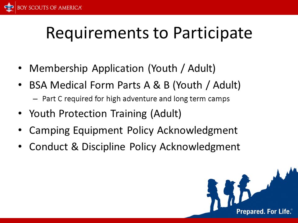 boy scout troop 230 operations parent orientation march ppt download bsa health form part a and b