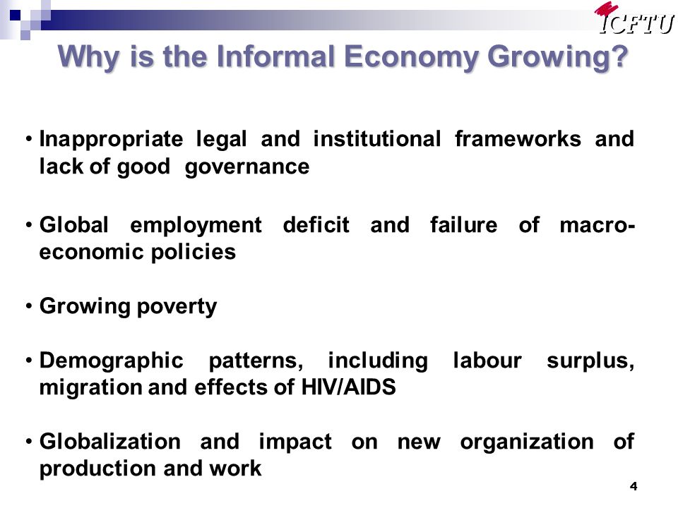 4 Why is the Informal Economy Growing.