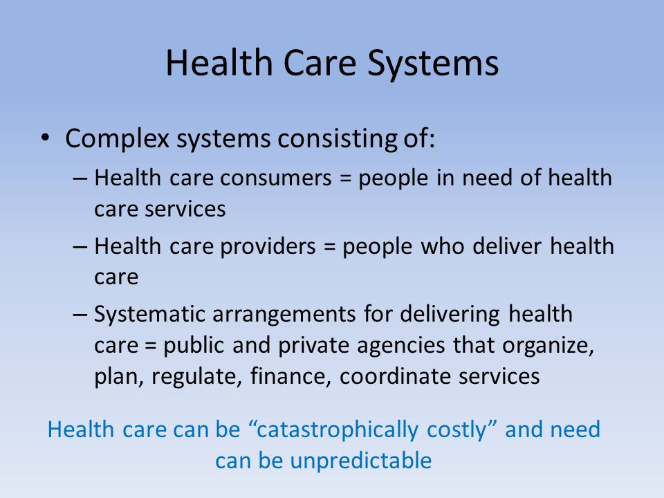 overview of health care Overview of health care financing - learn about the causes, symptoms, diagnosis & treatment from the merck manuals - medical consumer version. overview of health care Overview of health care financing - learn about the causes, symptoms, diagnosis & treatment from the merck manuals - medical consumer version.