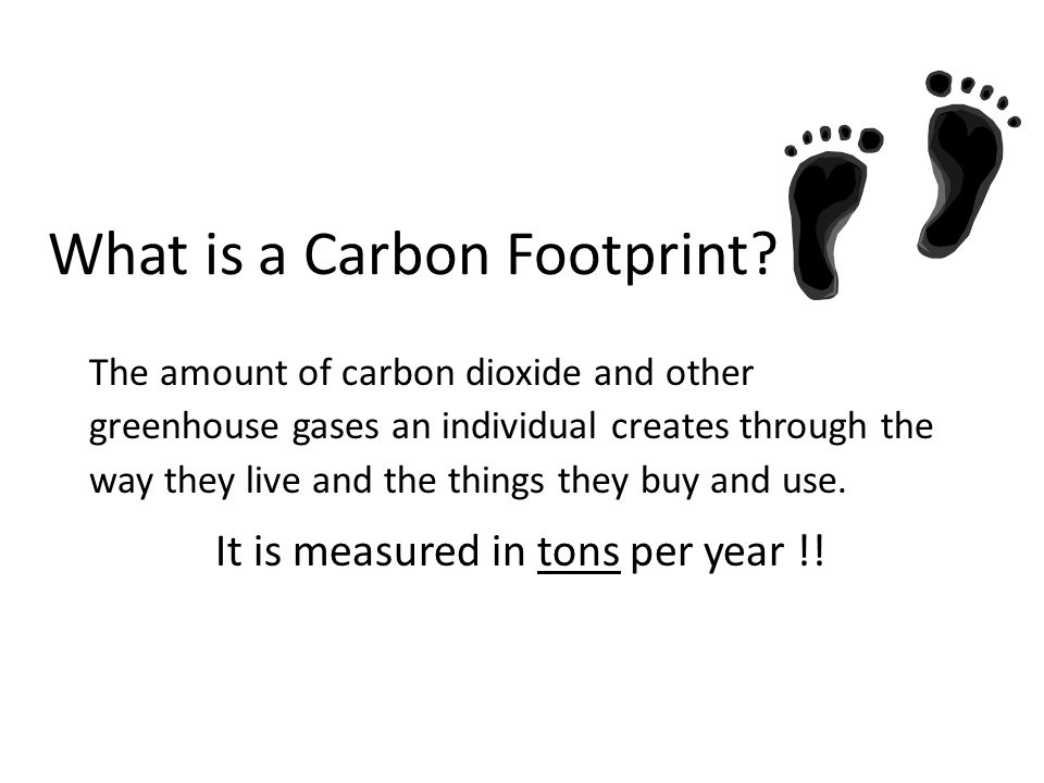 What is a Carbon Footprint.