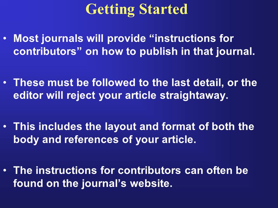 How To Start Writing Research Paper