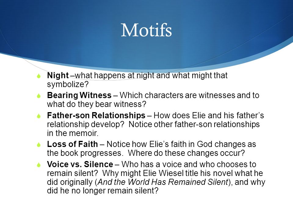 Elie Wiesel Night Essay